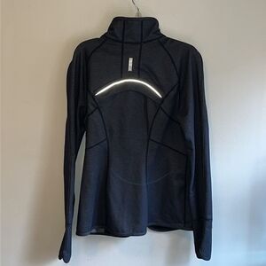 EXCELLENT CONDITION WOMEN’S MEDIUM ZELLA DENIM BLUE FULL ZIP REFLECTIVE JACKET